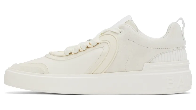 Balmain Off-White B-Skate Low Sneakers (YM1VI292LTLC) (3)