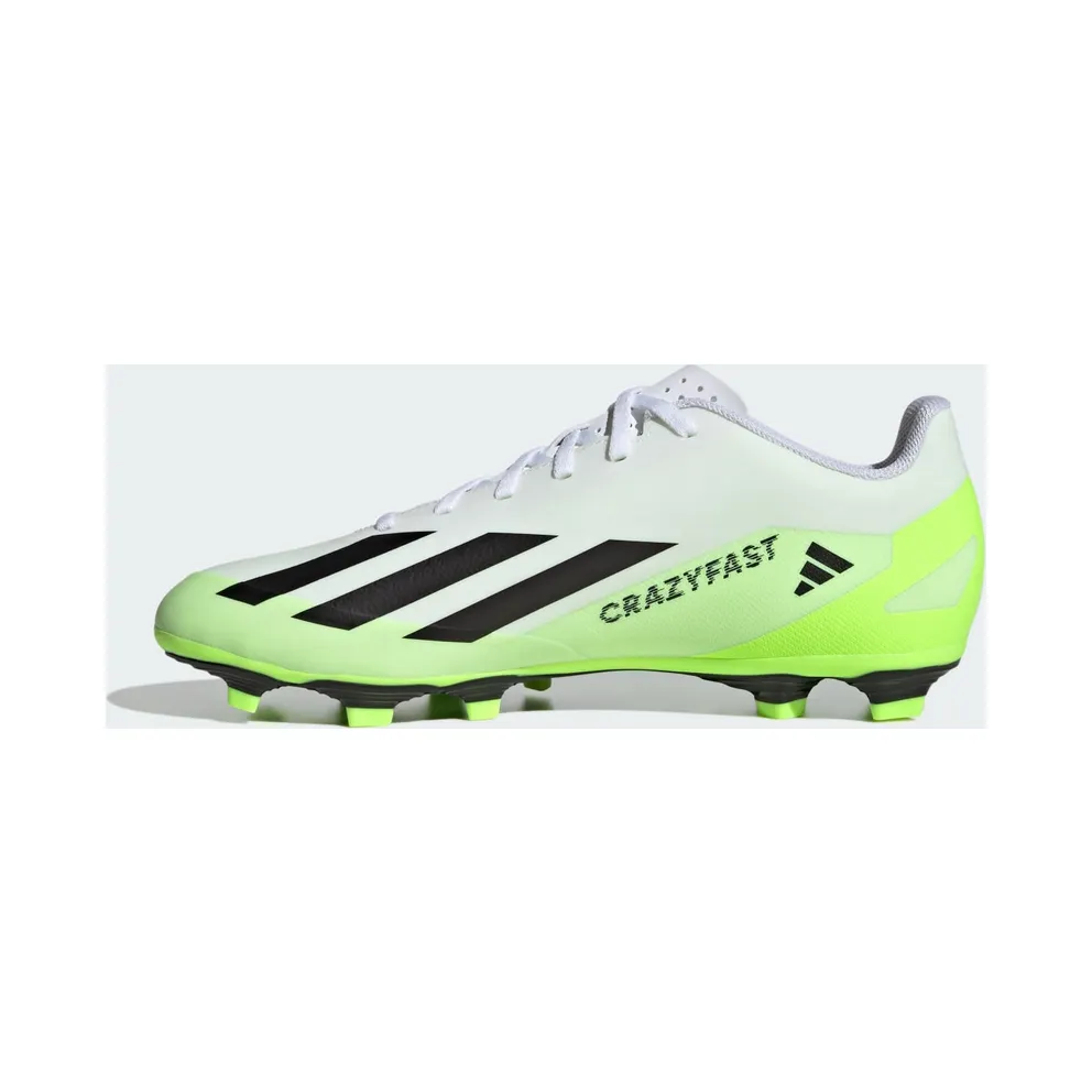 adidas X Crazyfast.4 FG Cloud White Core Black Lucid Lemon (HQ4535)