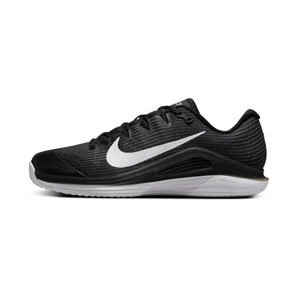 Nike Court Vapor 12 Clay Black Dark Smoke Grey White (HQ6026-001)