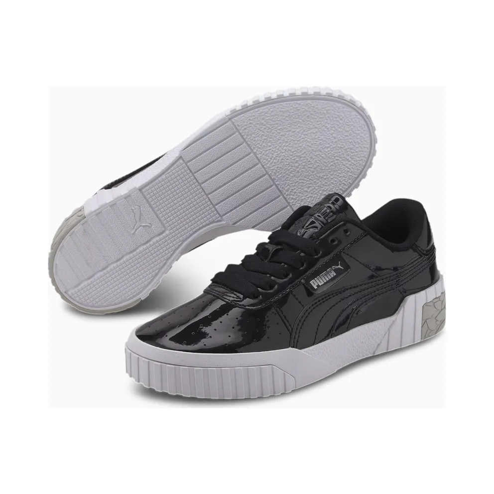 Puma Cali Patent White/Black (373159-02)