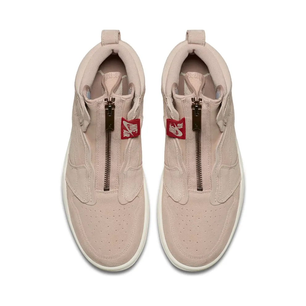 Jordan 1 Retro High Zip Particle Beige (W) Particle Beige/Metallic Red Bronze-Sail (AQ3742-205)