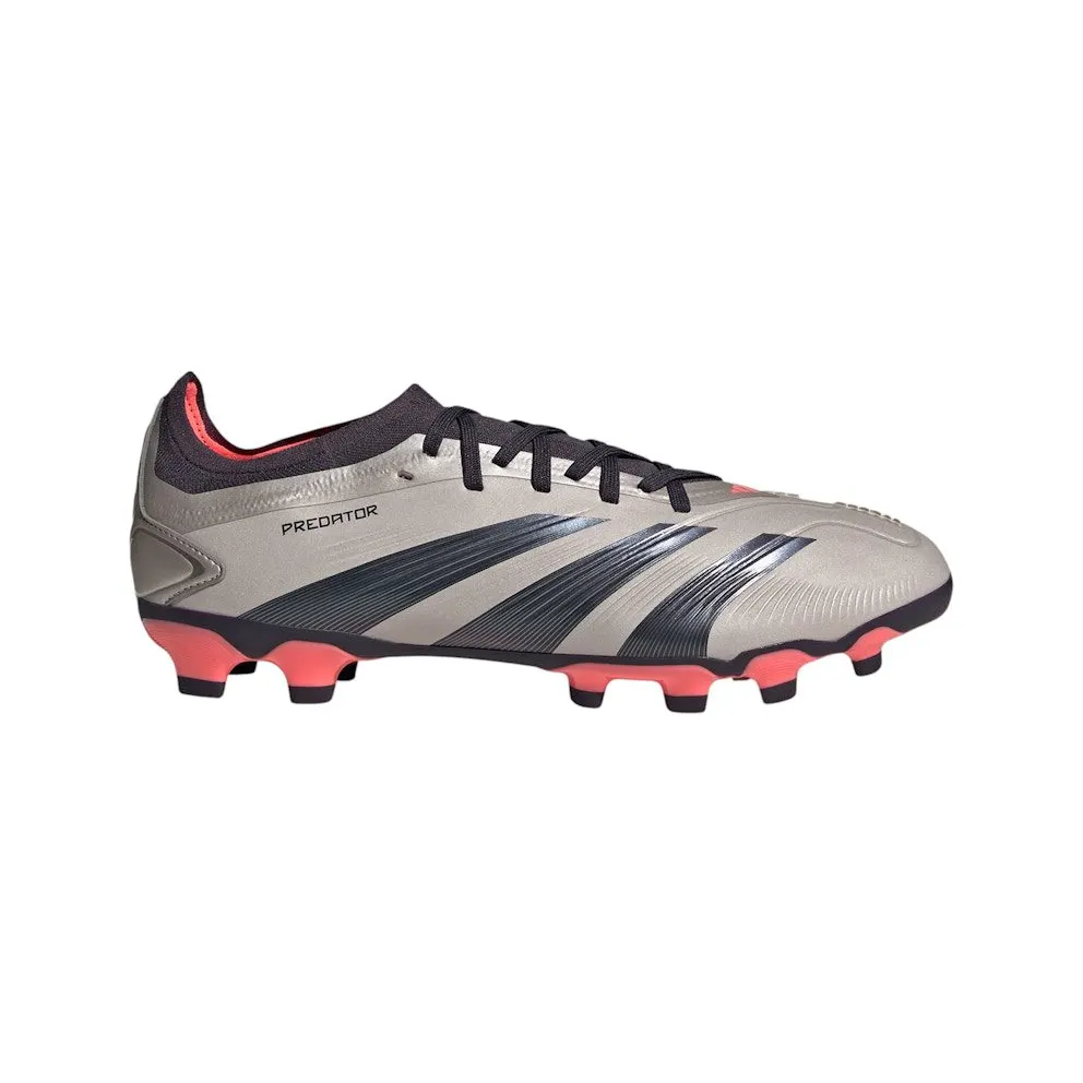 adidas Predator Pro MG Platinum Metallic Aurora Black Turbo (IF6370)
