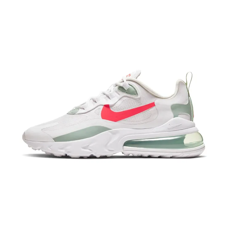 Nike Air Max 270 React ‘White Pistachio Crimson’ “White / Pistachio Frost / Laser Crimson” (CV3025-100)