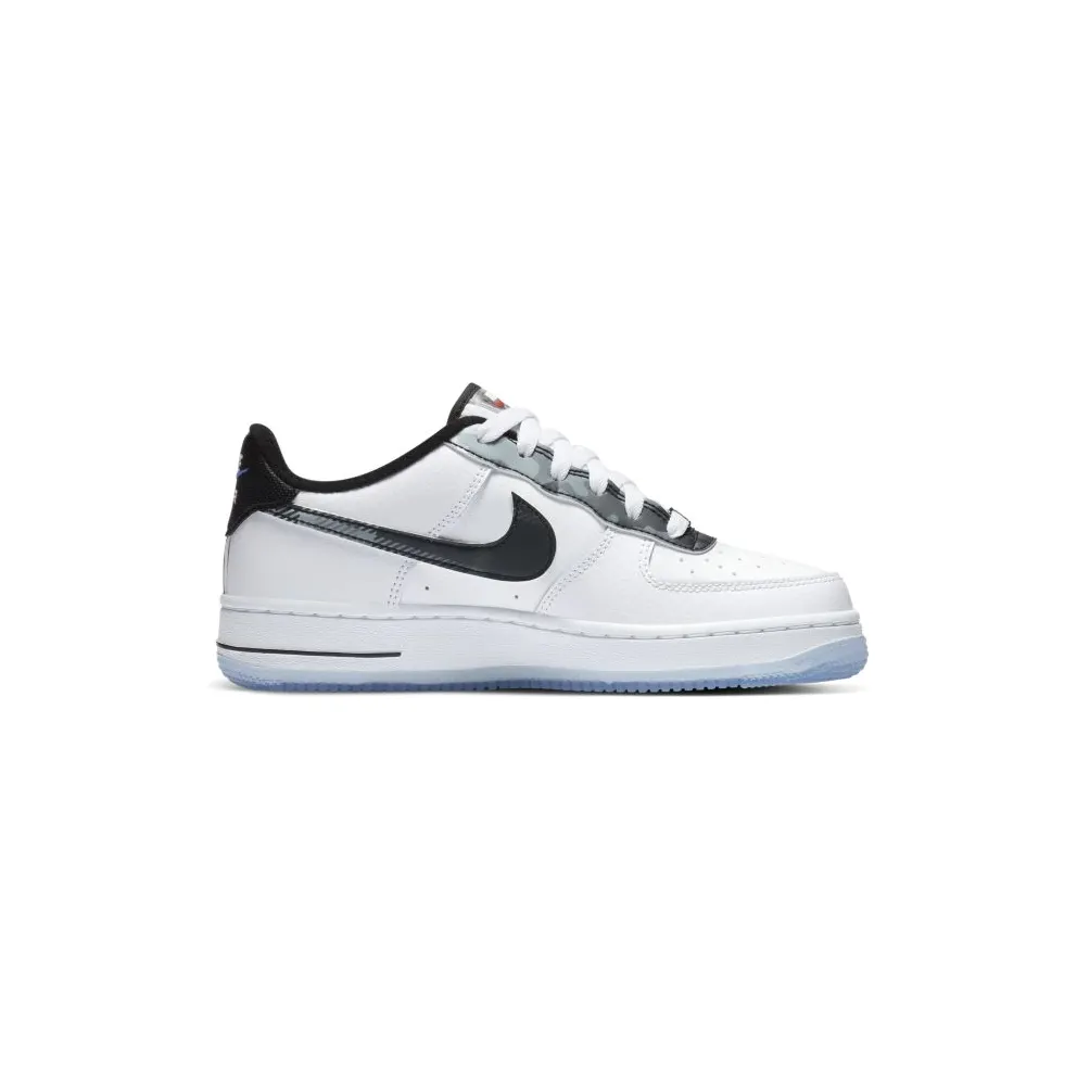 Nike Air Force 1 Low Remix White (GS) White/Black-Pure Platinum-Metallic Silver (DB2016-100)