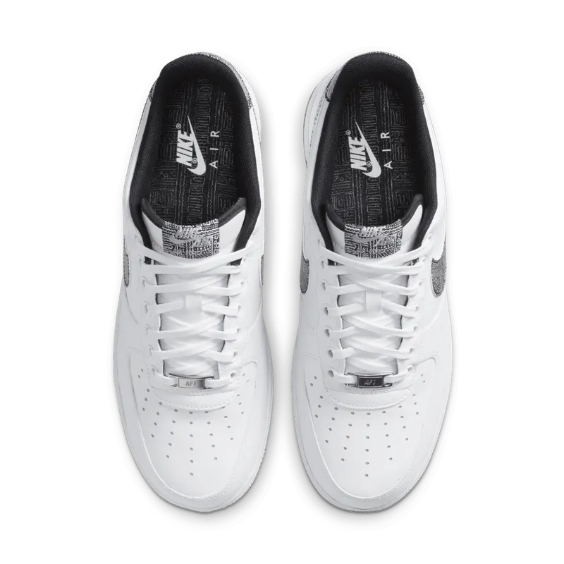 Nike Air Force 1 ’07 White Metallic Silver White/Metallic Silver/Black (CZ7933-100)