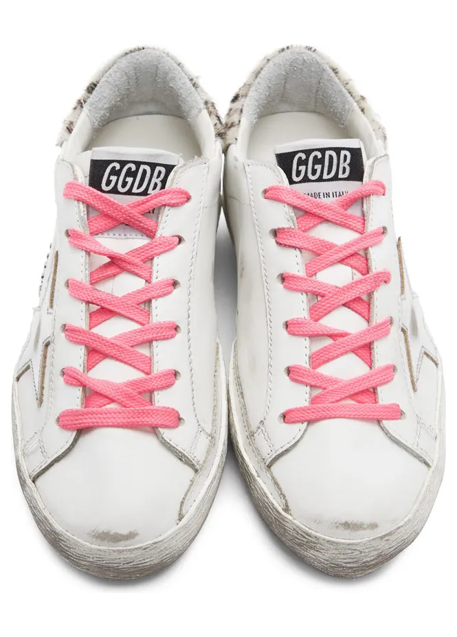 Golden Goose White & Leopard Superstar Sneakers (GWF00102.F002472.10881) (5)