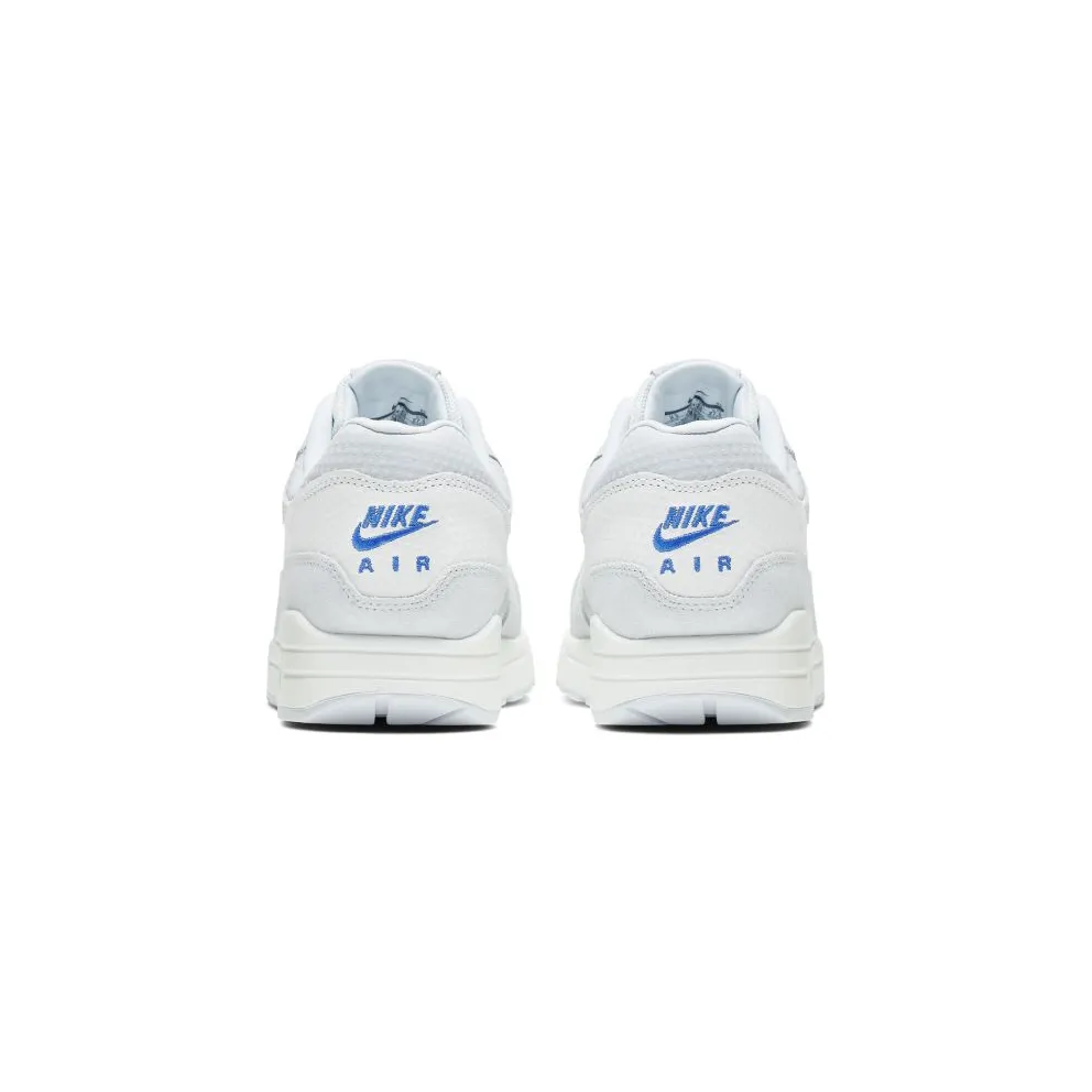Nike Air Max 1 Pure Platinum Racer Blue Pure Platinum/Summit White-Racer Blue-Vast Grey (875844-011)