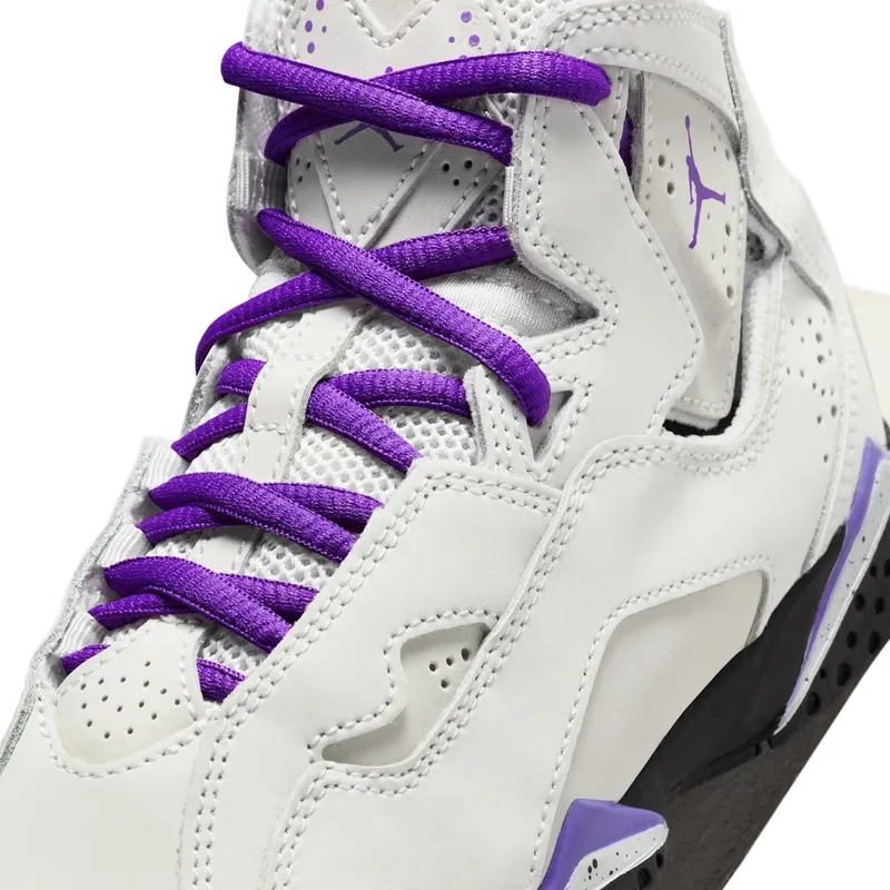 Jordan True Flight Light Base Grey White Black Purple Venom (343796-052)