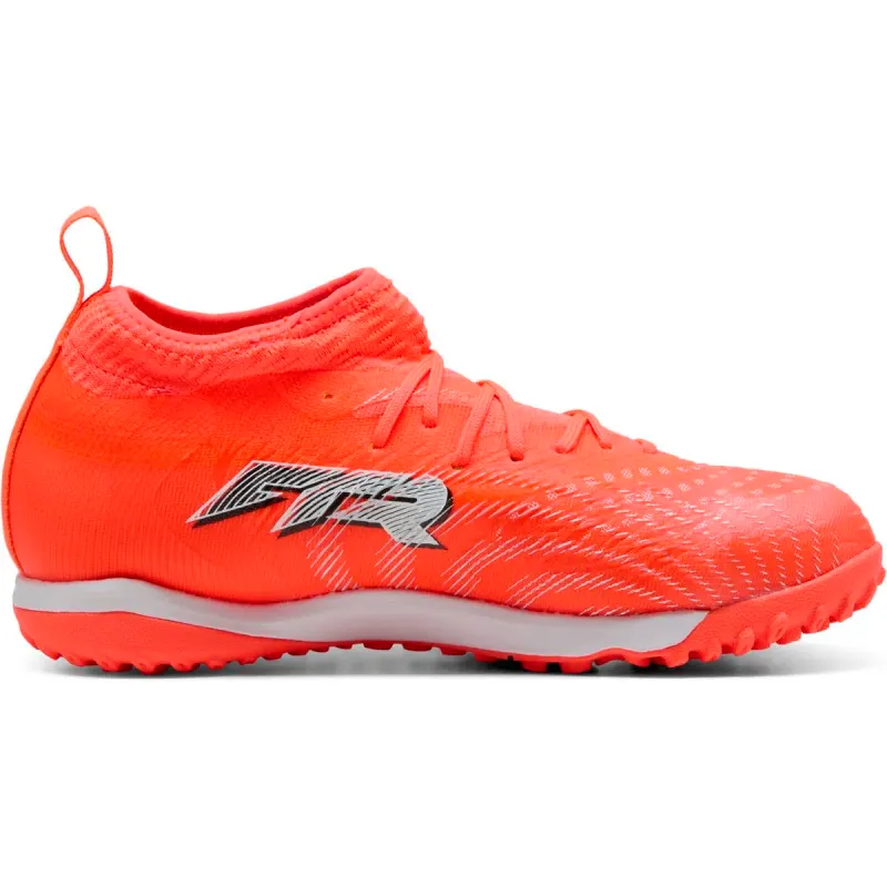 Puma Future 9 Match TT + Mid Kids Cleats, rot, Größe 33 (108919)