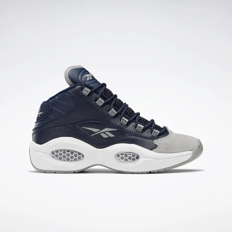 Reebok Question Mid Georgetown (2020) Carbon/Faux Indigo-White (Other Brands Other)