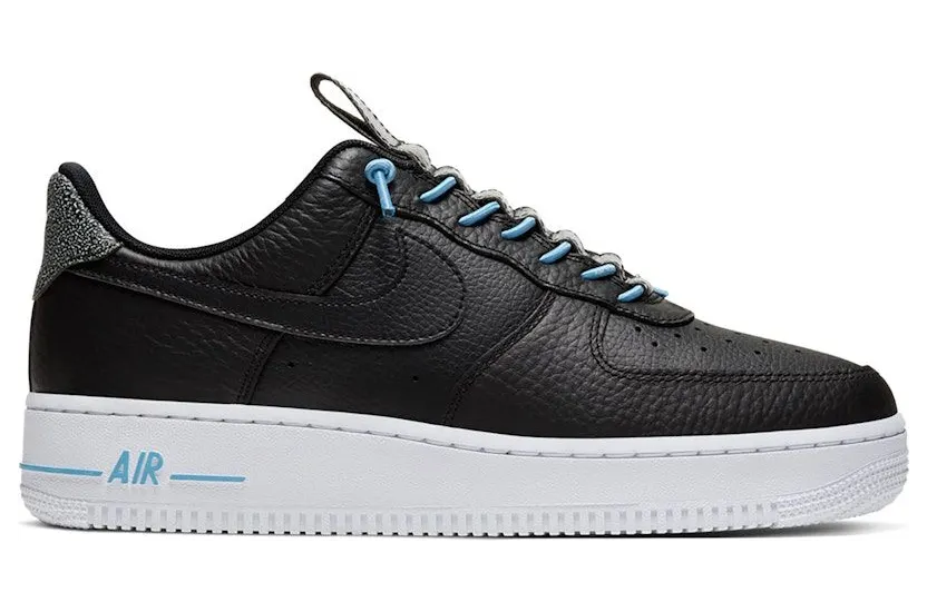 Nike Air Force 1 Low ’07 Lux Black Light Blue (898889-015)