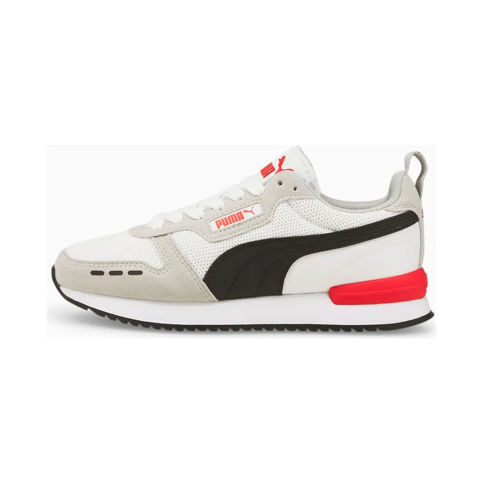 PUMA R78 Youth White/Black/High Risk Red (373616-24)