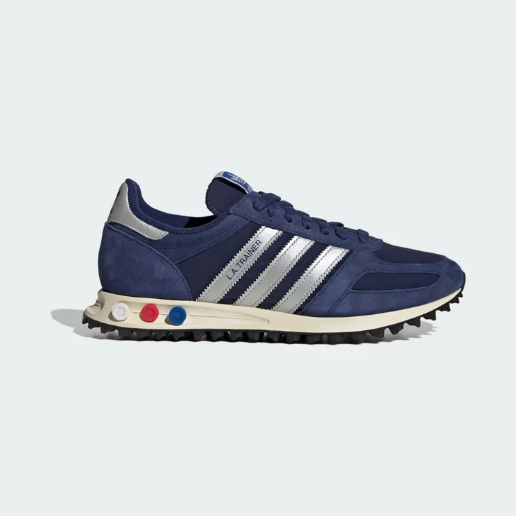 adidas LA Trainer OG “Dark Blue / Silver Metallic / Off White” (JR7171)