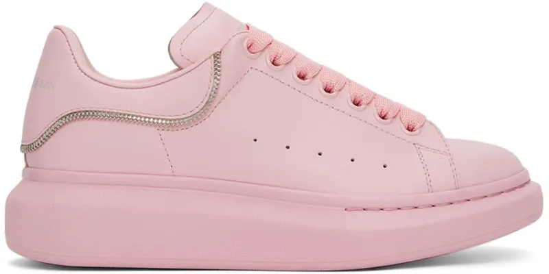 Alexander McQueen Pink Zip Oversized Sneakers (688521WIB9Y5806)