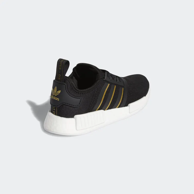adidas NMD_R1 Core Black (W) Core Black/Gold Metallic/Crystal White (FW6433)