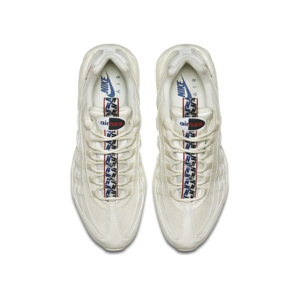 Nike Air Max 95 Pull Tab Sail Sail/Gym Blue-Gym Red (AJ1844-101)