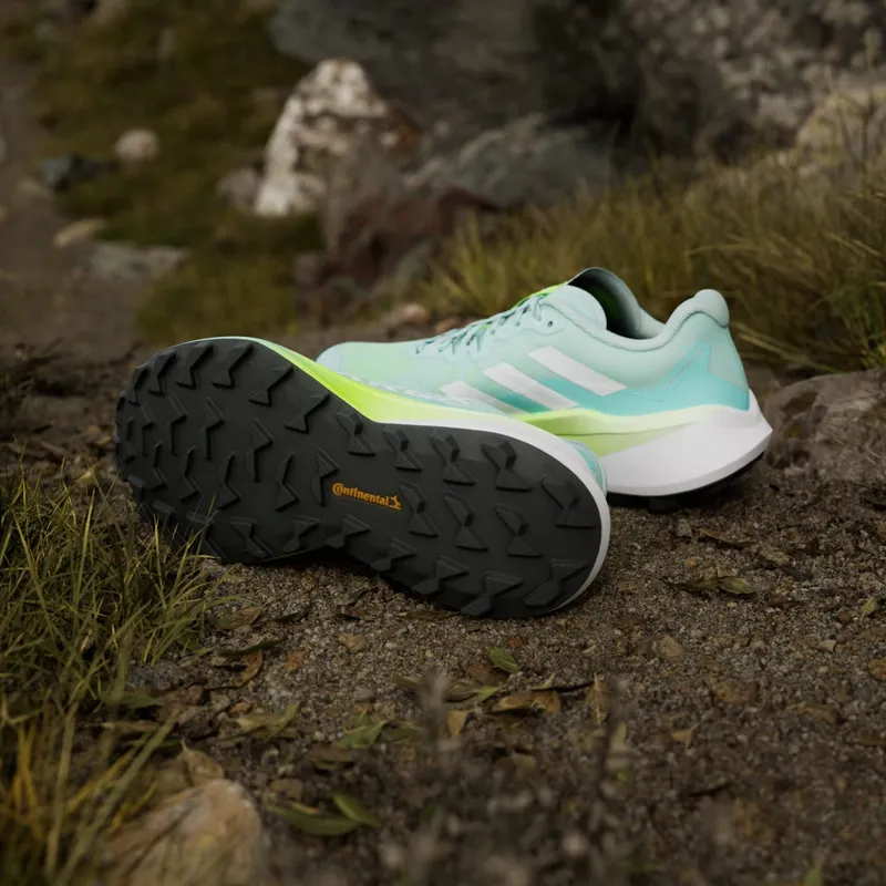 Adidas Terrex Agravic 3 Trail Running Semi Flash Aqua / Cloud White / Lucid Lemon (JR5250)
