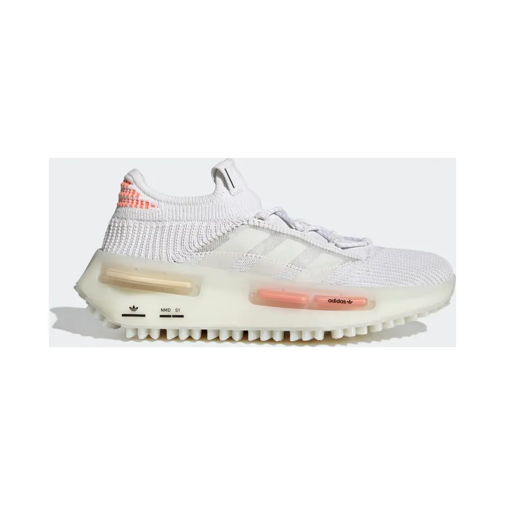 adidas NMD_S1 Cloud White / Off White / Coral Fusion (HQ4465)