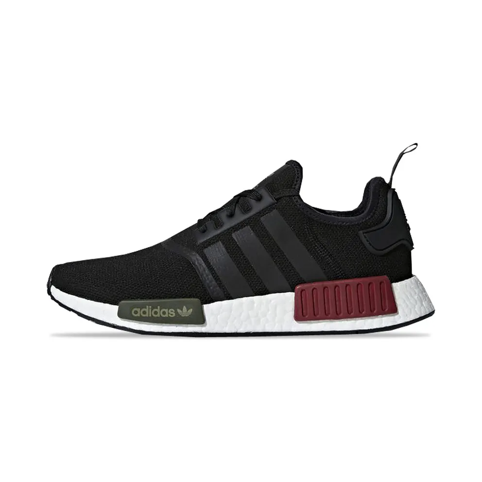 adidas NMD R1 Core Black Collegiate Burgundy (BB7791)