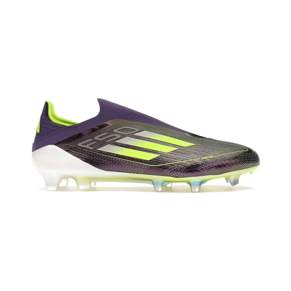 adidas Laceless F50 Elite Fast Reborn FG Purple Lucid Lemon (IE9116)