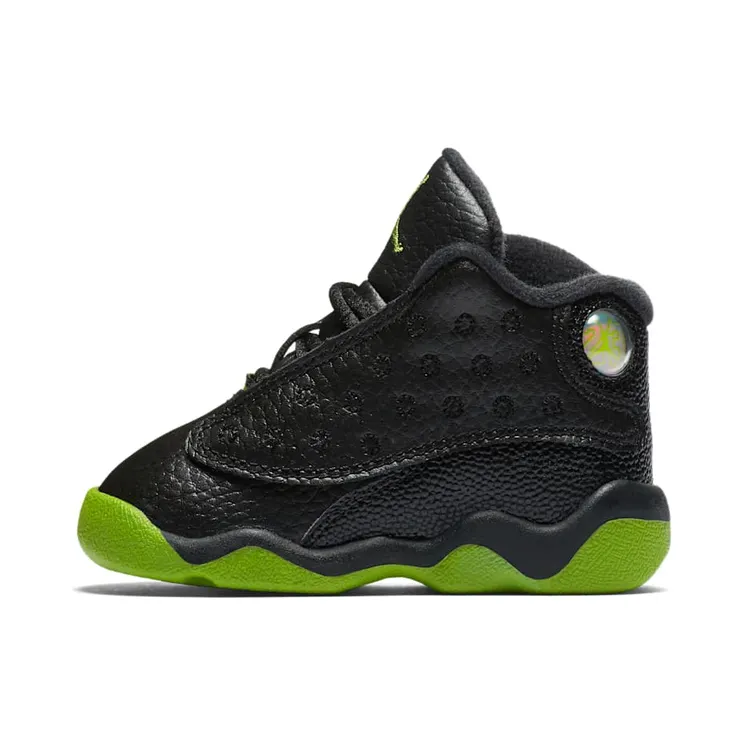 Jordan 13 Retro Black White Altitude Green (414581-042)