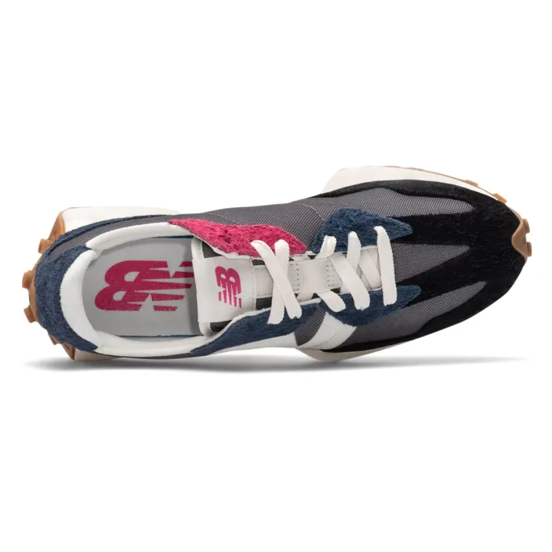 New Balance 327 Grey Navy Black Grey/Navy-Black (MS327SFB)