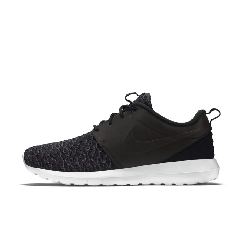 Nike Roshe Run Flyknit PRM Black White Black/Black-Dark Grey-White (746825-001)