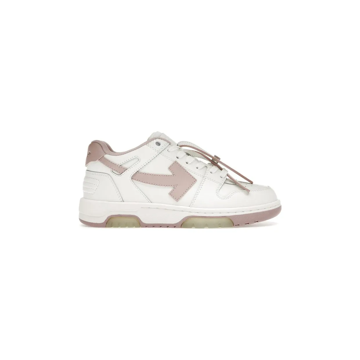 OFF-WHITE Out Of Office OOO Low Tops White Pink 2023 (OWIA259C99LEA005-0130)
