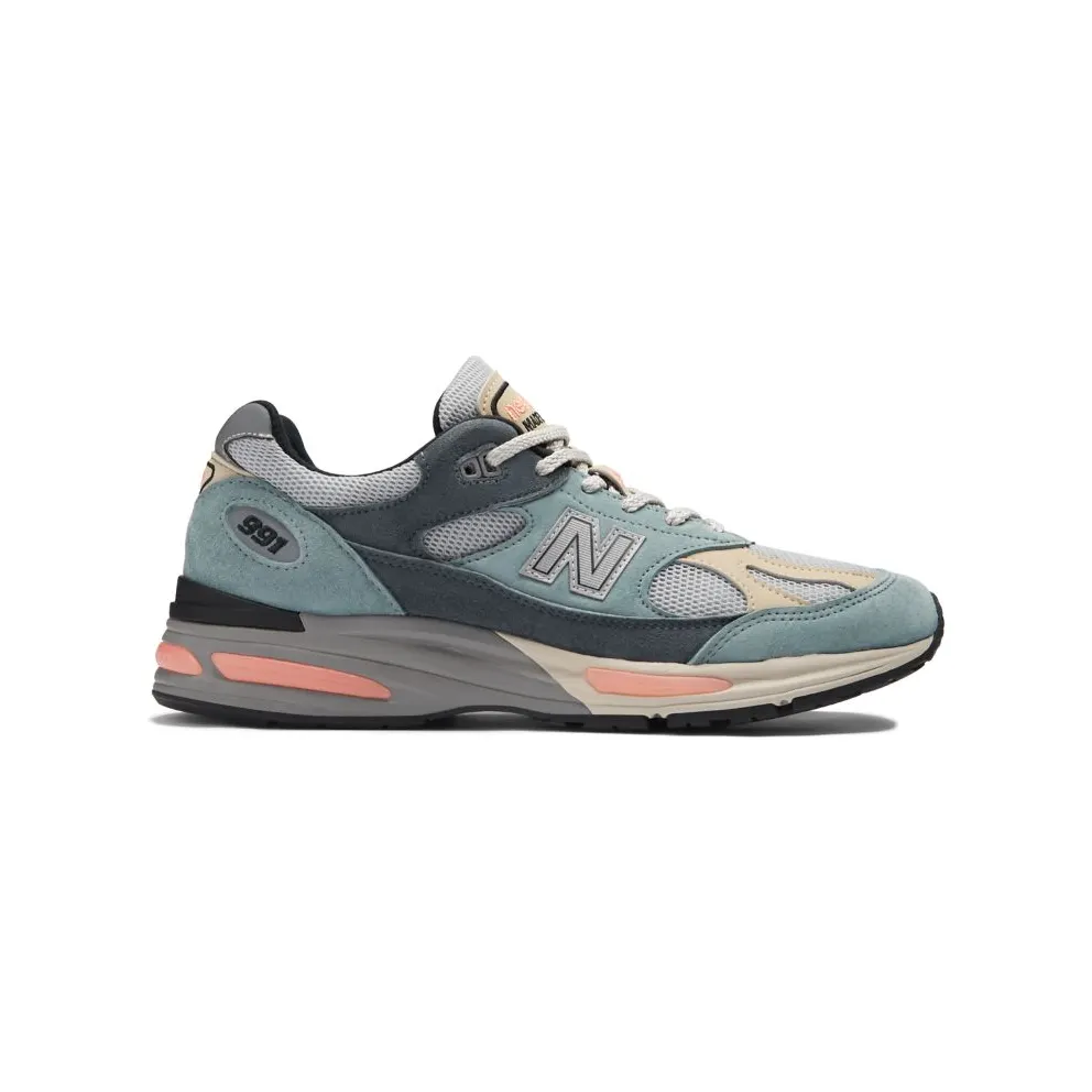 New Balance 991 MiUK Silver Blue Turbulence (U991SG2)