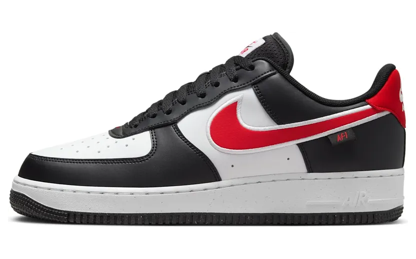 Nike Air Force 1 Low ’07 Next Nature “Black White University Red” (HM0721-002)