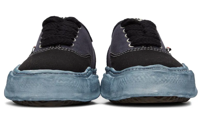 Miharayasuhiro Grey & White Baker Over-Dyed Sneakers (A08FW724) (2)