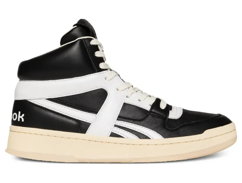 Reebok LTD Leren sneakers met logopatch – Zwart (RMIA04AC99LEA0041001)