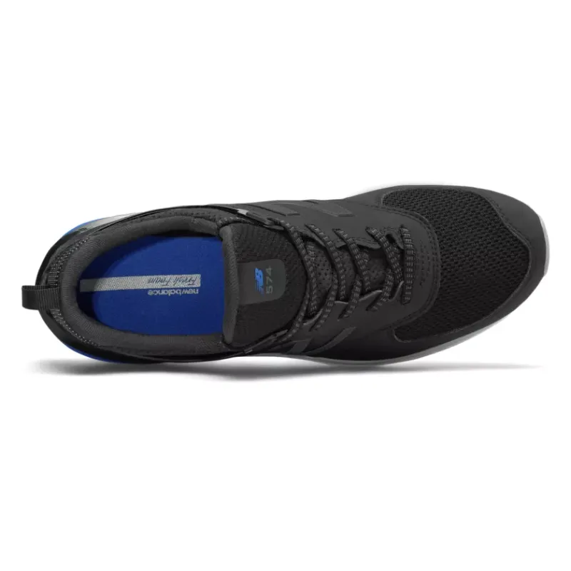 New Balance 574 Black/White-Blue Black/White-Blue (MS574SCS)