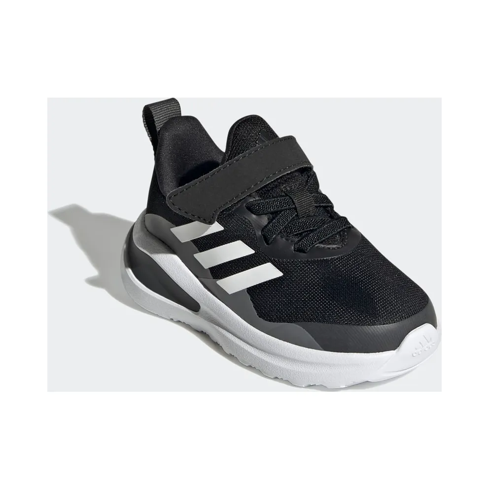 Adidas FortaRun Elastic Lace Top Strap Running Shoes Core Black / Cloud White / Grey Six (FZ5499)