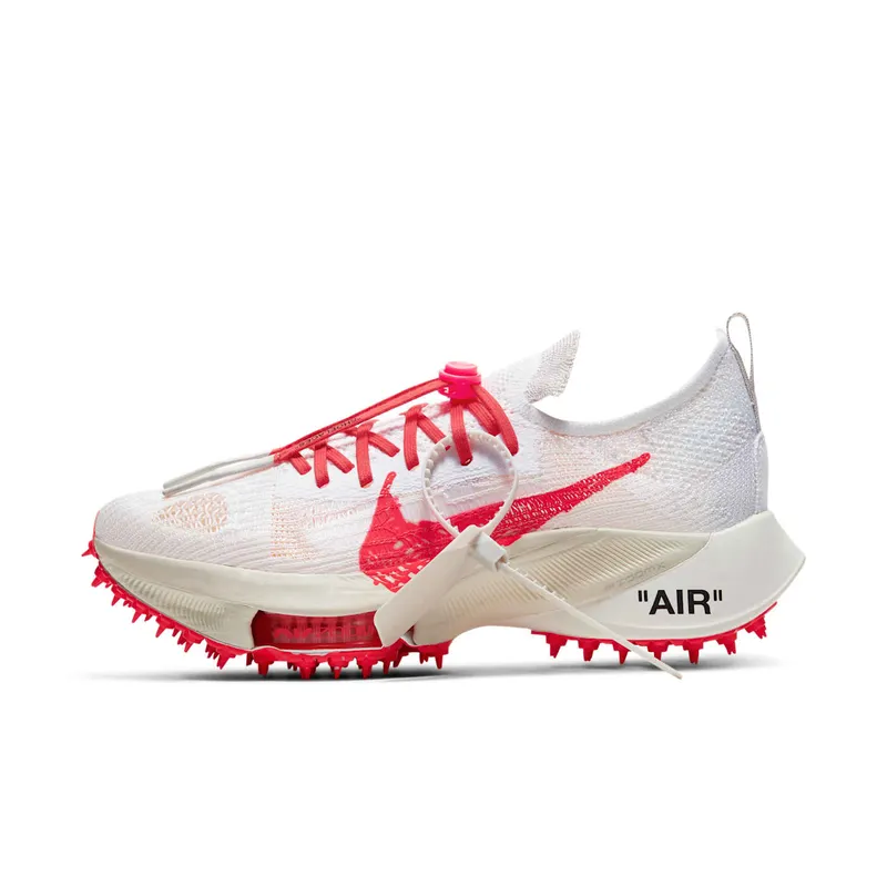 Nike Air Zoom Tempo NEXT% Flyknit Off White White Solar Red (CV0697-100)