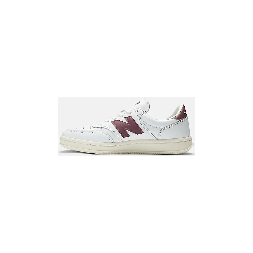 NEW BALANCE T500 “White / Washed Burgundy” (CT500LPB)