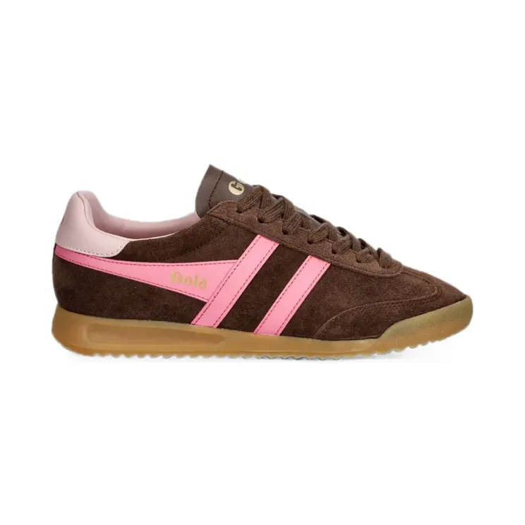 Gola Torpedo met vlakken en logo-print “Brown” (CLB761TK2)
