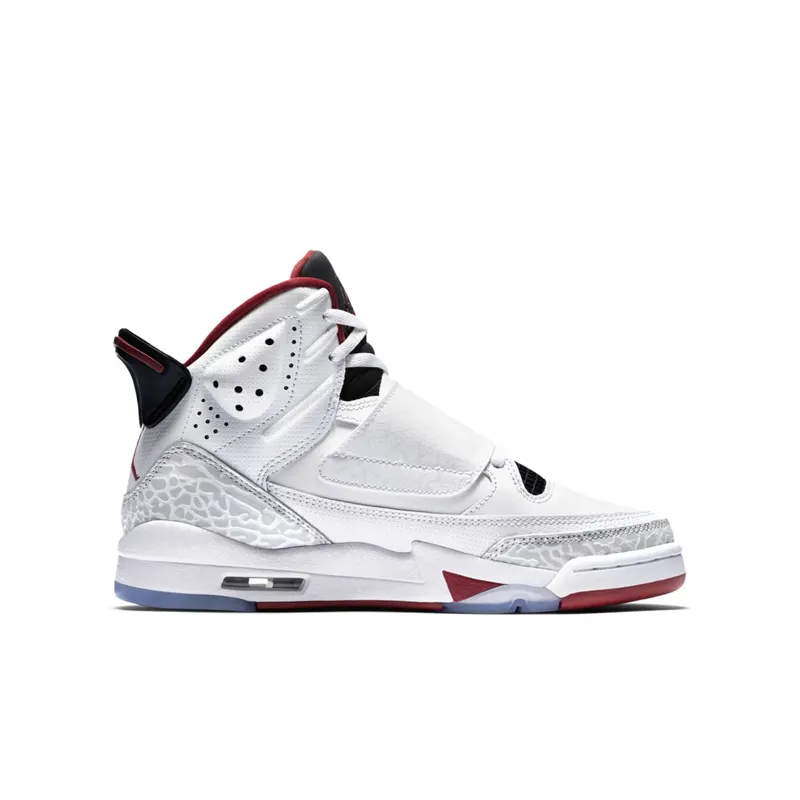 Jordan Son of Mars White Gym Red Black (GS) White/Gym Red-Black-Pure Platinum (512246-112)