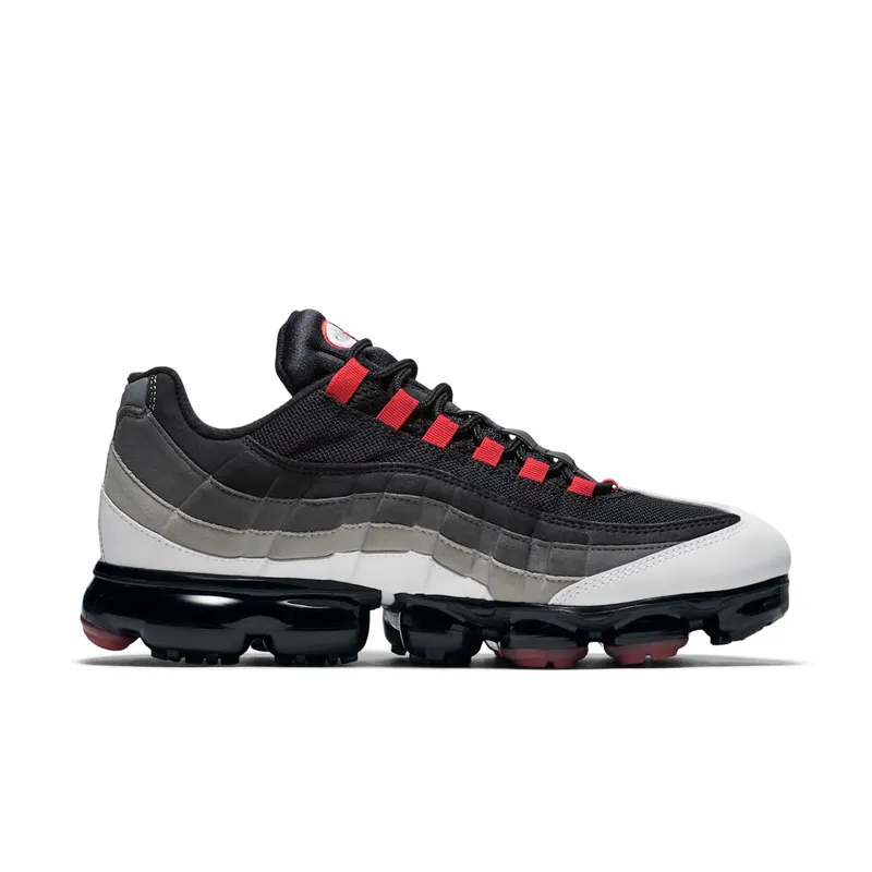 Nike Air VaporMax 95 Comet White/Hot Red-Dark Pewter-Granite (AJ7292-101)