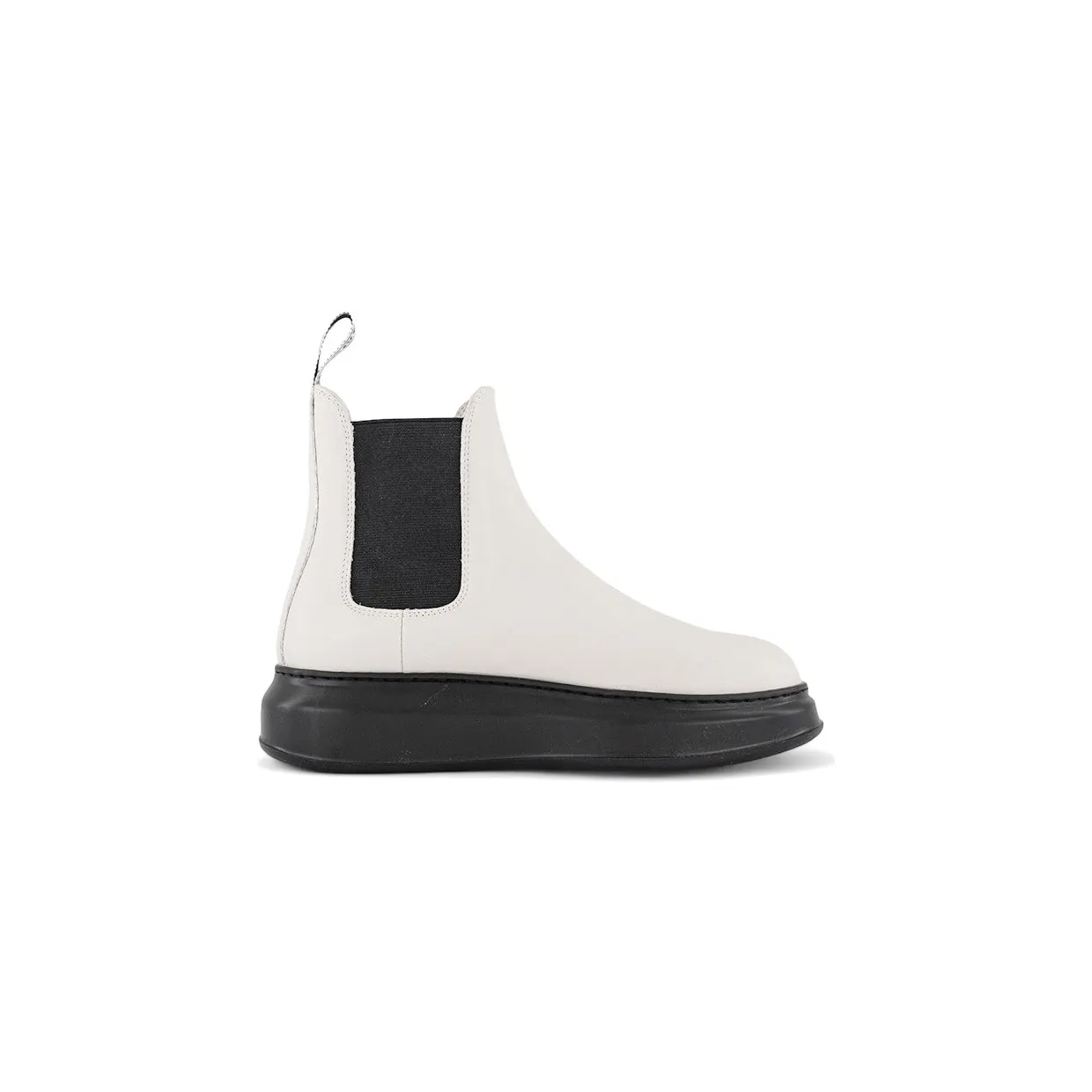 Alexander McQueen Hybrid Chelsea Boot Black White (586198 WHX52 9061)