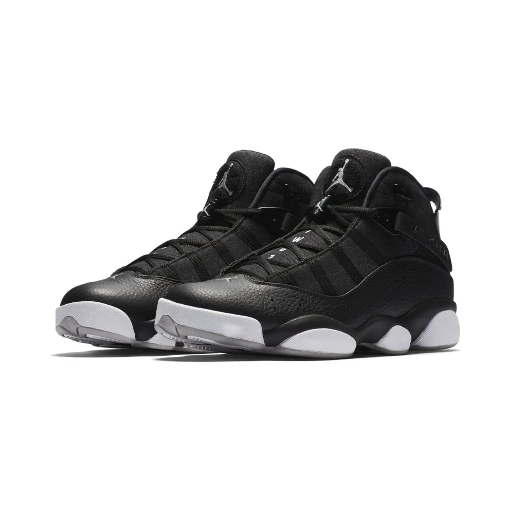 Jordan 6 Rings Black Matte Silver (322992-021)