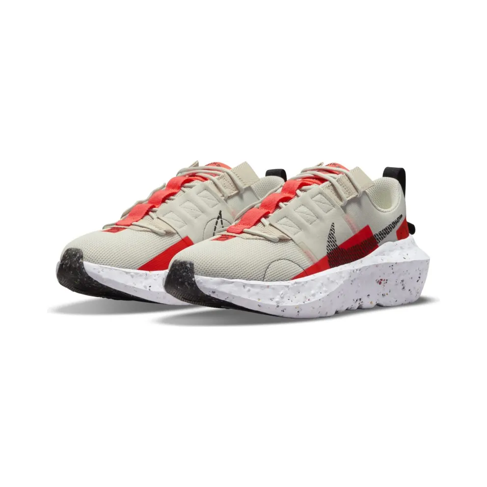 Nike Crater Impact Grey “Light Bone / Bright Crimson / Orange / Black” (CW2386-003)