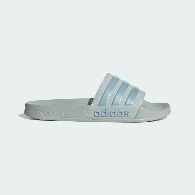 Adidas adilette Shower Slides Wonder Silver / Magic Grey Met / Wonder Blue (IF0893)