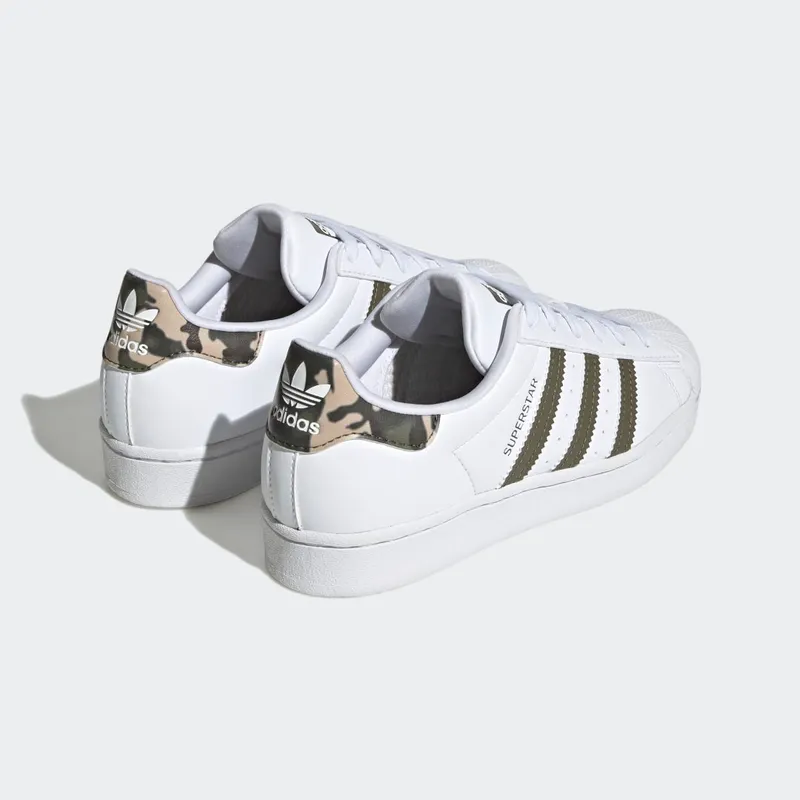 Adidas Superstar Cloud White / Olive Strata / Cloud White (HQ4287)
