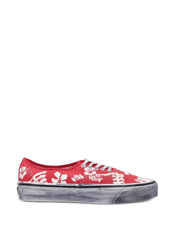 Vans Premium Authentic with bloemenprint – Red (VN000DB8CYKAM)