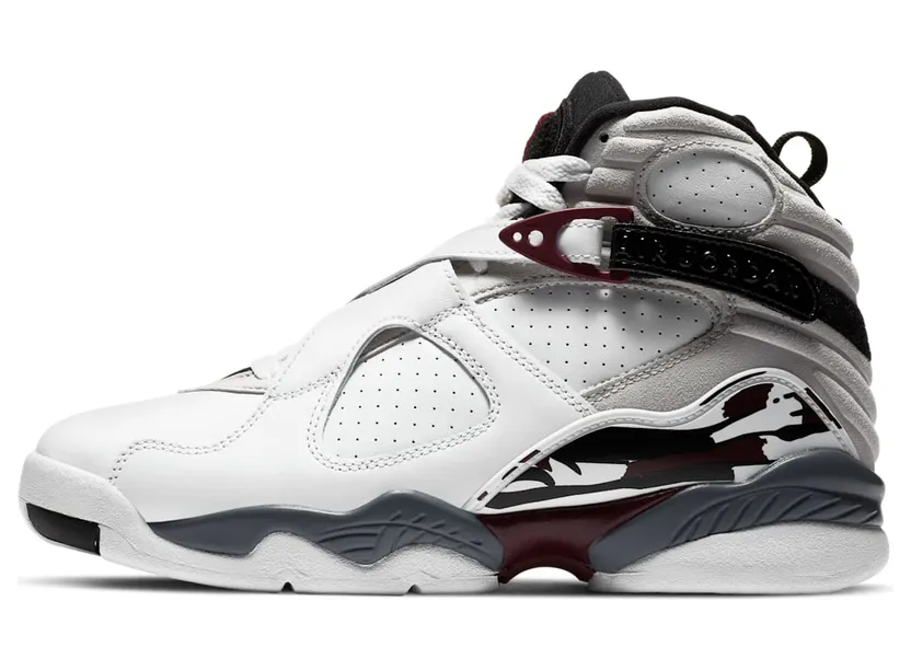 Air Jordan 8 Retro ‘Burgundy’ “White / Black / Neutral Grey / Hyper Blue” (CI1236-104)