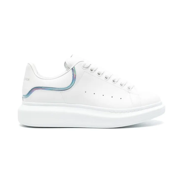 Alexander McQueen Oversized White Iridescent Stripe (782467WIE9R8757)
