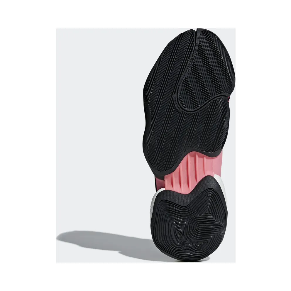 adidas Crazy BYW LVL X Pharrell Ambition Black Core Black/Footwear White/Solar Pink (G28182)