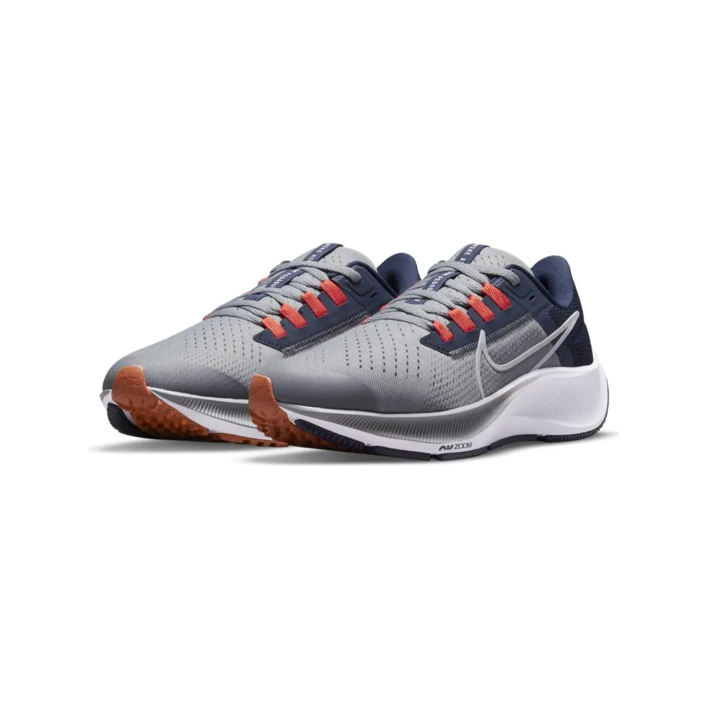 Nike Air Zoom Pegasus 38 “Particle Grey / Midnight Navy / Orange / White” (CZ4178-011)