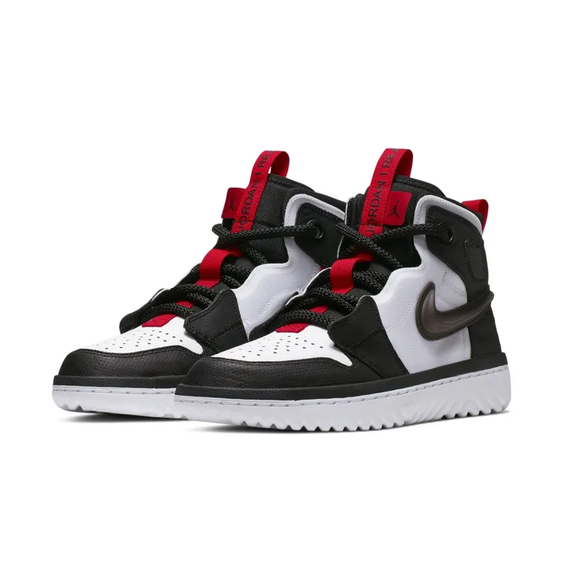 Jordan 1 High React Black White Gym Red Black/Black-White-Gym Red (AR5321-016)